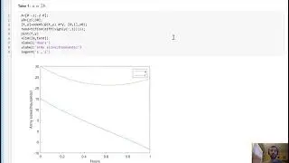 Systems of Linear ODEs in Matlab