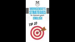 Morksensei's Strategies to Improve your English - TIP 10: Have Reasonable Expectations #shorts