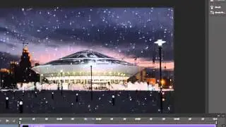 PhotoshopTutorial How To Create Animated Snow   Photoshop Tutorial
