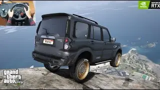 Indian Mahindra Scorpio Crash Test From Mound Chiliad | Logitech G29 Gameplay | RTX