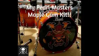 Walk around video of my Pearl Masters Maple Gum kit and new Sabian cymbals!