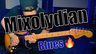 D Mixolydian Blues Jam | Sexy Guitar Backing Track
