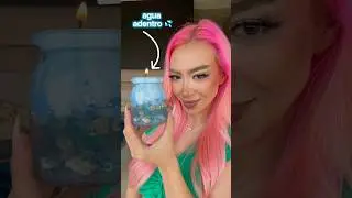 Candle craft with WATER inside 🐚😮✨