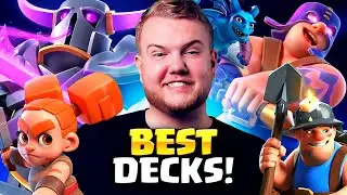 TOP 5 BEST DECKS IN THE WORLD IN CLASH ROYALE!