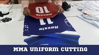 MMA/Sports/Fighting UNIFORM CUTTING MANUALLY| Sports Uniform ki katae @razzleTechS