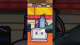 toca boca finding all purple school supplies 💜😱