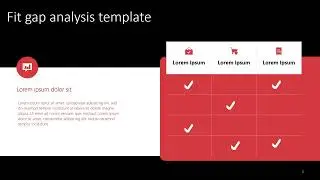 Fit Gap Analysis PowerPoint Template