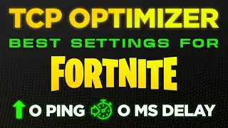 TCP Optimizer - Best Settings for Fortnite!