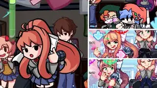 Friday Night Funkin': Glitcher (Monika Mix) (But Softie Sing It)