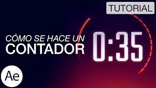Cómo hacer un contador - Tutorial After Effects