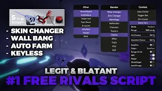 Best Free Rivals Script | Blatant, Legit - WallBang, RageBot, Skin Changer Etc