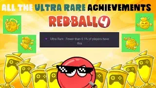 All The ULTRA RARE Achievements - Red Ball 4 (English / Português / Español )