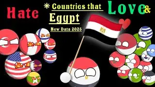 countries that love and hate Egypt New Data 2025 