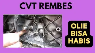 cara memperbaiki oli rembes CVT