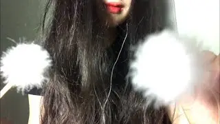 보들보들 부드러운 솜털 귀청소 ASMR [ear cleaning]