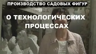 Производство садовых фигур.Технология