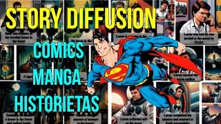 Cómo CREAR COMICs con  STORY DIFFUSION🟡NUEVA IANUEVA IA GRATIS #ai #tutorial #storydiffusion