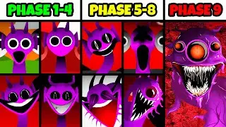 Phase 1 VS Phase 2 VS Phase 3 VS Phase 4 VS Phase 5 VS Phase 6 VS Phase 7-9 In Incredibox Sprunki!