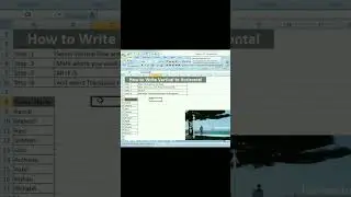Excel Trick how to Change Vartical to horizontal 