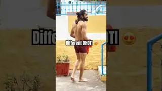 Try this NEW STYLE DHOTI 😍 save Karo try karo #yt #youtube #youtubeshorts #dhoti #tutorial
