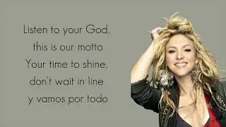 Shakira - Waka Waka (This Time for Africa) (Lyrics)