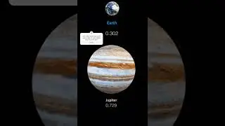 How many earth days does Jupiter take for one rotation about its own axis? #Jupiter #planet #planets