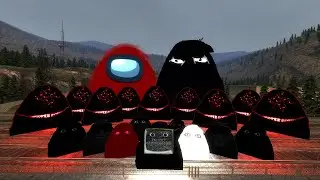 GIANT PAINT AND SUS ANGRY MUNCI is After Me in GMod - Can I Escape the Madness?