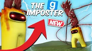 THE IMPOSTER CHASES US! (Garry's Mod Sandbox) Trevor Henderson + Among Us = DANGER