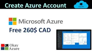 okay azure | $260 Credit FREE | Create azure account in 5 mins | Microsoft Azure |