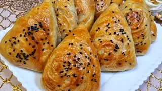 НАУЧИЛА ВСЕХ ПОДРУГ ГОТОВИТЬ ТАКИЕ ВКУСНЯШКИ! ПОДРУЖКИ В ВОСТОРГЕ ОТ РЕЗУЛЬТАТА!СЛОЁНЫЕ САМСЫ К ЧАЮ!