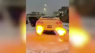 Nissan GTR Flames Compilation Drift. Exhaust. Звук выхлопа, огонь из труб. Ниссан гтр. #GTR35