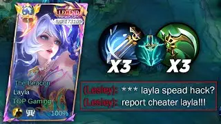 GOODBYE META LESLEY!!🔥 NEW LAYLA BEST BUILD FOR 1 HIT 2026!!! (best attack speed build) - MLBB
