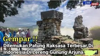 Alat Berat Tak Mampu Untuk Memindahkan nya, Arca Dwarapala Terbesar Di Indonesia Ada Disini