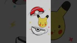 Pikachu Pokeball | 3D Blender Animation #Shorts #3d #blender