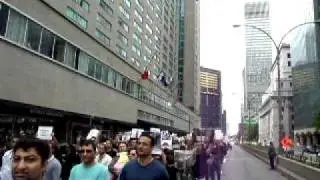 Montreal's Iranian demonstration, June 21, 2009.