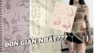 cách vẽ tranh đơn giản mà bạn nên biết | how to draw simple pictures - srinpainting #art #vetranh