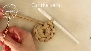 how to create the sl st using a needle