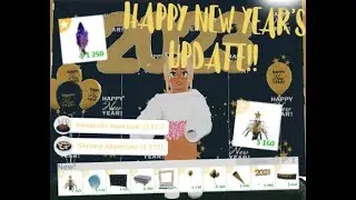 BLOXBURG NEW YEAR'S UPDATE! || FOOD WARMING TRAYS, NEW YEARS BACKDROP & MORE!