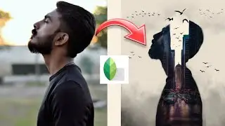 Trending Photo editing | Snapseed double exposure photo editing | double exposure poster | #Snapseed