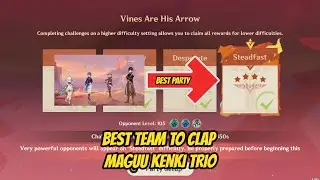 Perfect Hyperbloom Team for Maguu Kenki Trio in Feast of Pursuit Day 1 Vines Are His Arrow
