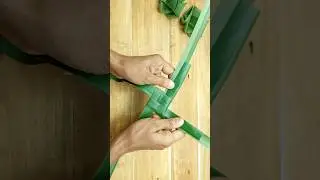 Coconut Leaf Crafts | Very Unique Crafts With Real Leaf #crafts #shorts #coconut #leaf #leafcraft