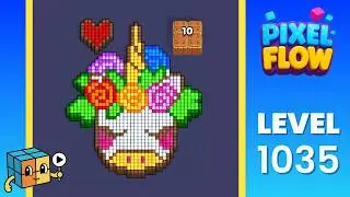 Pixel Flow Level 1035 (Hard) Walkthrough Solution