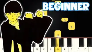 Mashle Season 2 OP   Bling Bang Bang Born | Beginner Piano Tutorial | Easy Piano