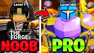 I Went NOOB To PRO In One Video On The Forge! (Roblox)