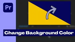 How to Change BackGround Color In Adobe Premiere Pro || Black To Anytype of Color || Connect Umer