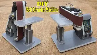 Build a Belt Grinder Machine from 775 Motor and PVC Pipe