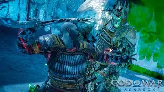 Кратос vs. Хьялти Невозмутимая 💥 God of War: Ragnarok 🏆 [4K] Бог войны: Рагнарёк