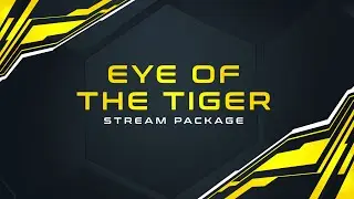 Animated Stream Overlay Eye of the Tiger | Stream Designz