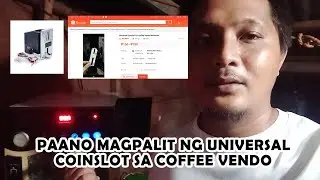 PAANO MAGPALIT NG UNIVERSAL COINSLOT AT ATING MGA COFFEE VENDO