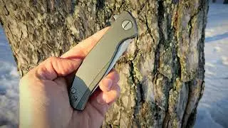 Нож Широгоров 95 Zero Lefty для левшей с клинком М390 титан MRBS Russia